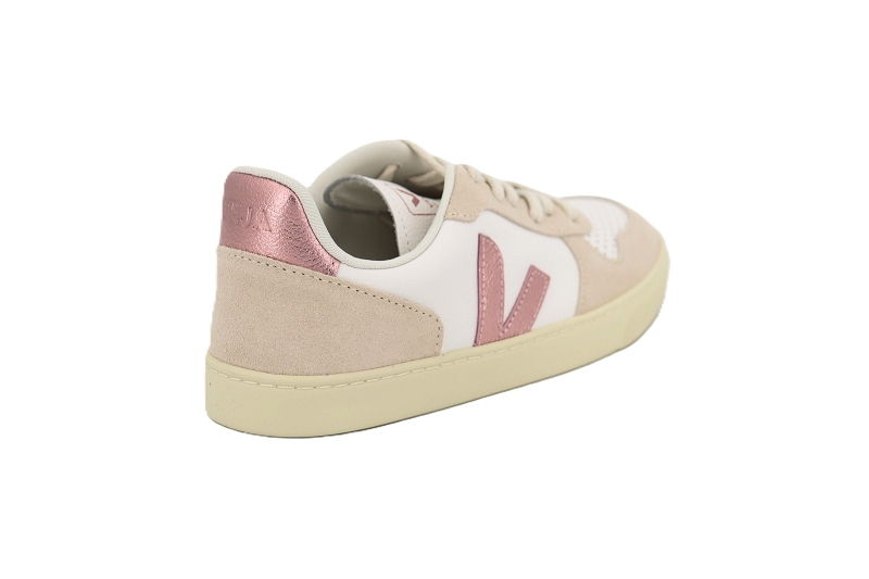 Veja  enf baskets small v10 laces blanc7570903_4