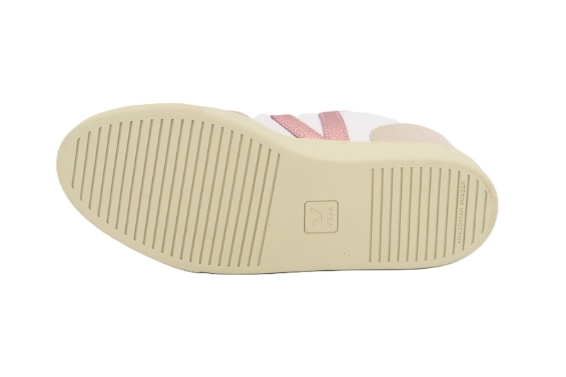 Veja  enf baskets small v10 laces blanc7570903_5