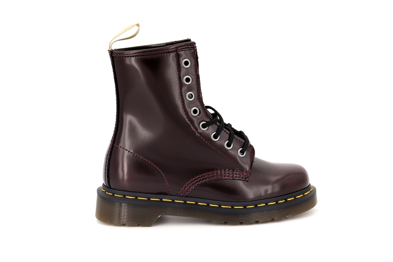 Doc martens boots et bottines 1460 vegan rouge