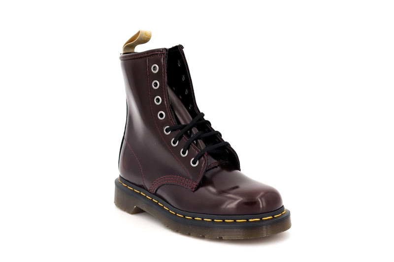 Doc martens boots et bottines 1460 vegan rouge7571302_2