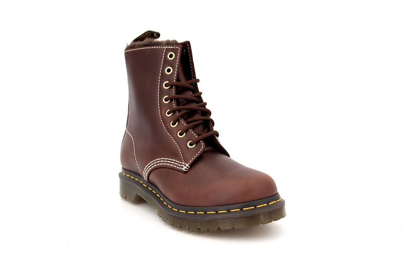 Doc martens boots et bottines 1460 serena marron7573501_2