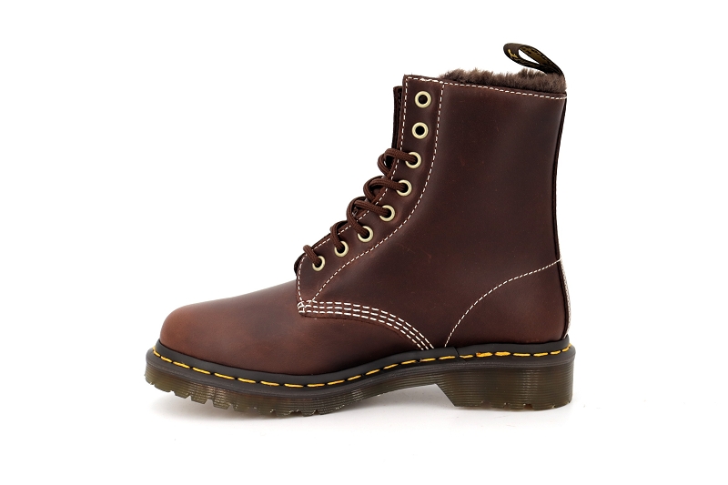 Doc martens boots et bottines 1460 serena marron7573501_3