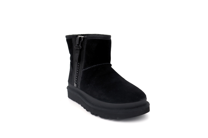 Ugg boots et bottines classic mini zipper tape noir7575702_2