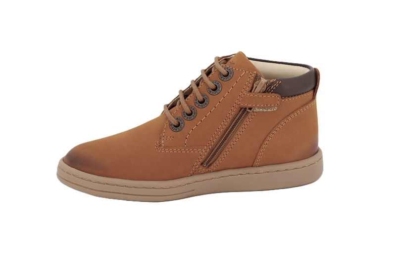 Kickers enf chaussures a lacets tackland marron7576403_3