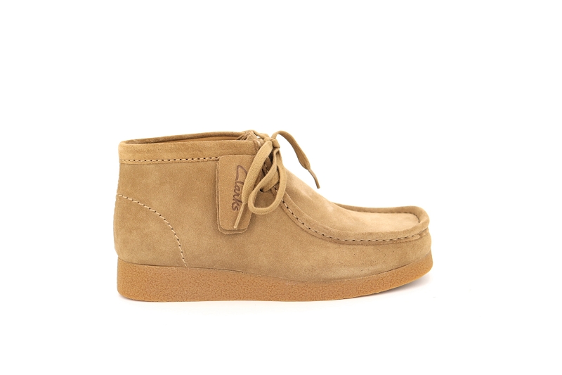 Clarks boots et bottines wallabeeevo bt beige