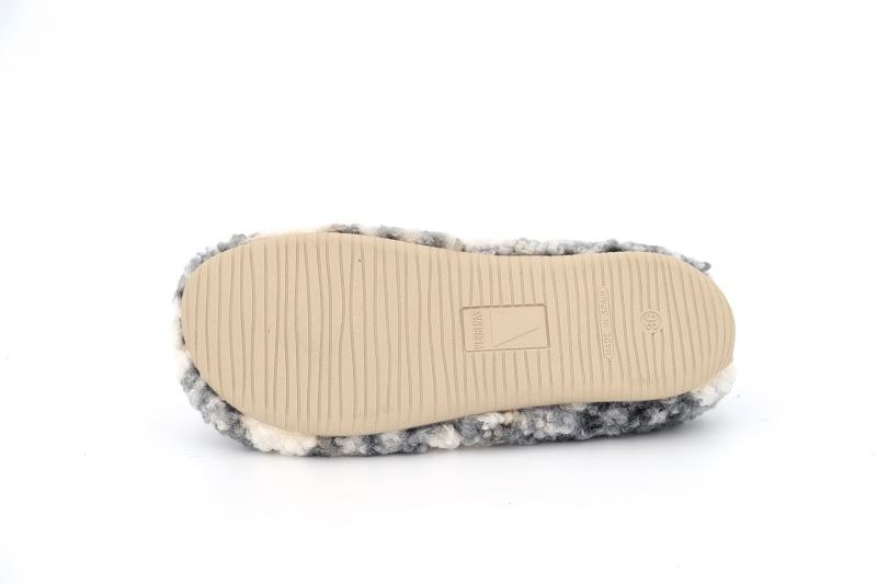 Verbenas chaussons pantoufles york plaid blanc7585302_5