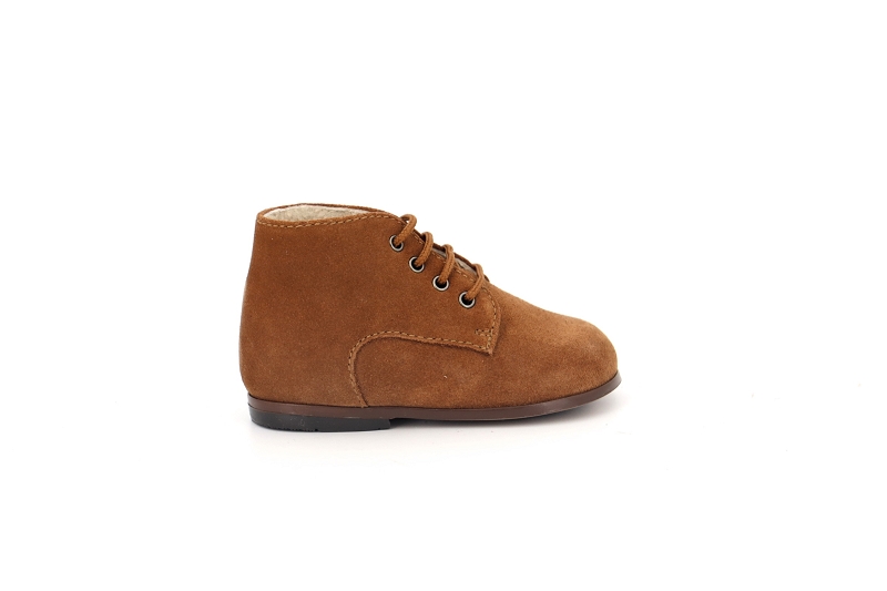 Beberlis chaussures a lacets adrien fourree marron