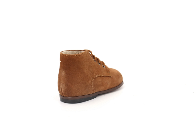 Beberlis chaussures a lacets adrien fourree marron7585701_4