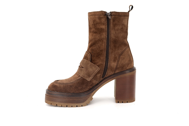 Alpe boots et bottines vitalita marron7627301_3