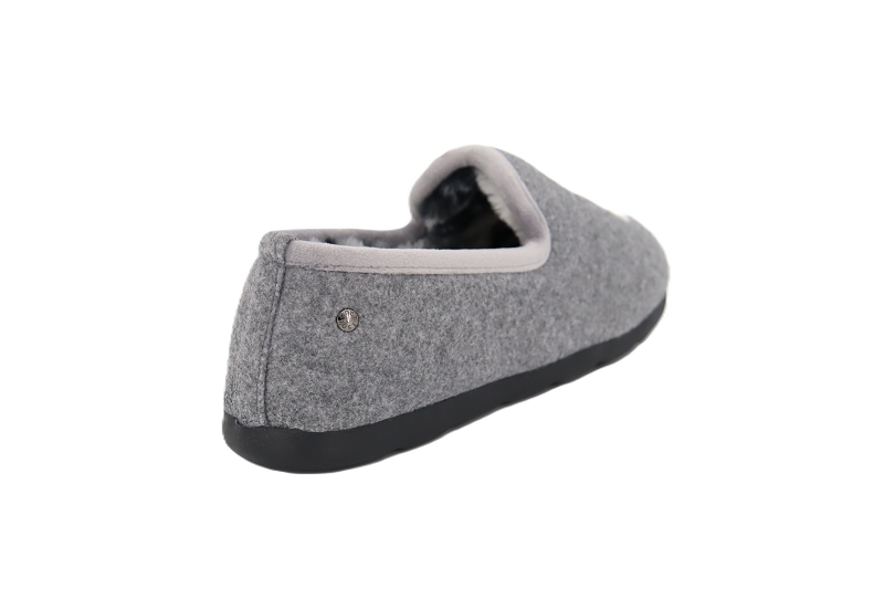 Isotoner chaussons pantoufles chaton gris7637303_4