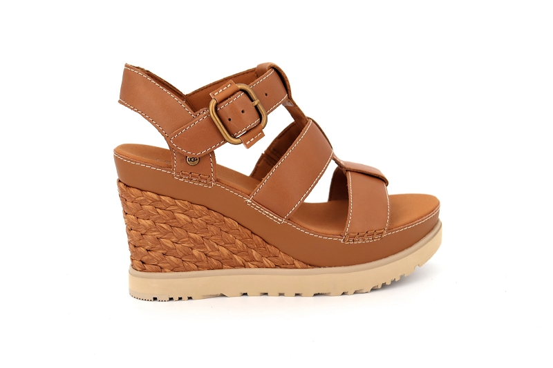 Ugg sandales nu pieds abbot strap marron