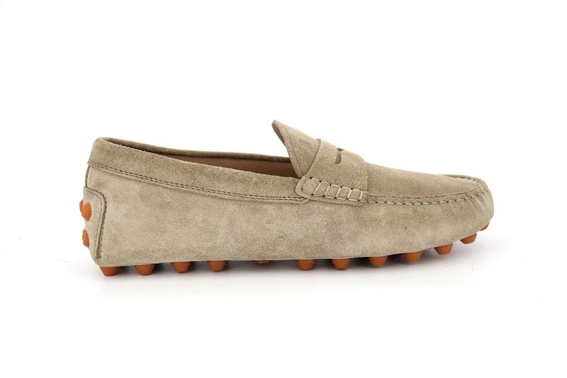 Tods mocassins macro picots beige