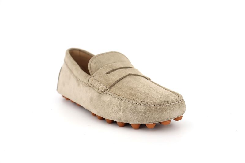Tods mocassins macro picots beige7642101_2