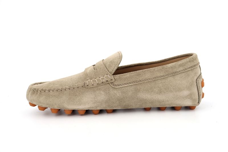 Tods mocassins macro picots beige7642101_3