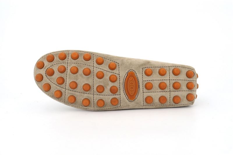 Tods mocassins macro picots beige7642101_5