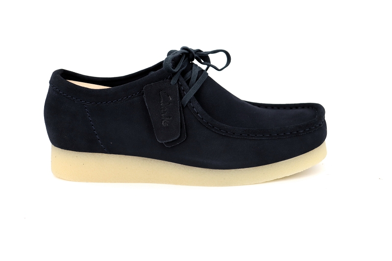 Clarks derbies wallabee evo bleu