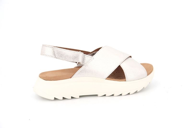 Clarks sandales nu pieds dash light argent