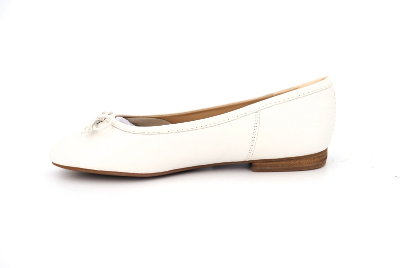 Clarks ballerines fawna blanc7644202_3