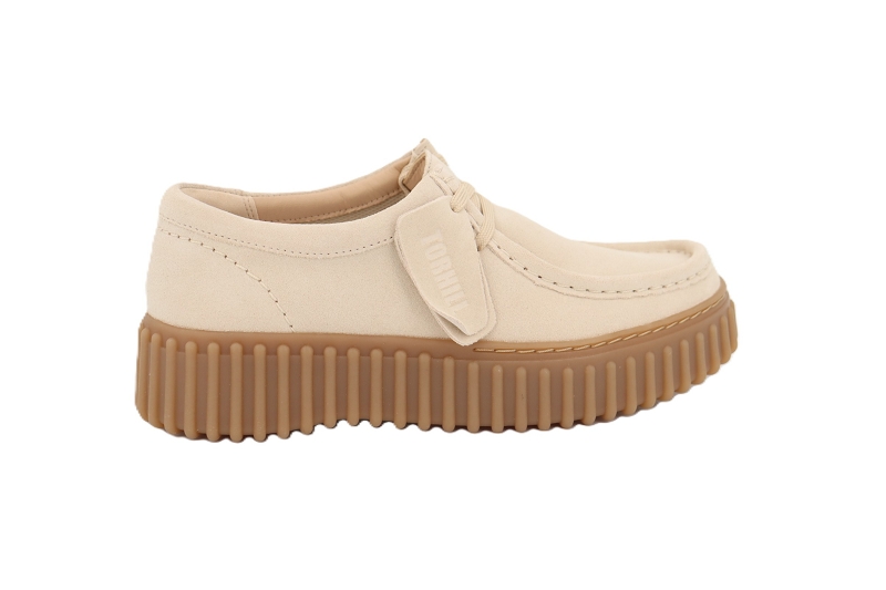 Clarks derbies torhill bee beige