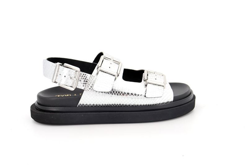 Toral sandales nu pieds renata gris