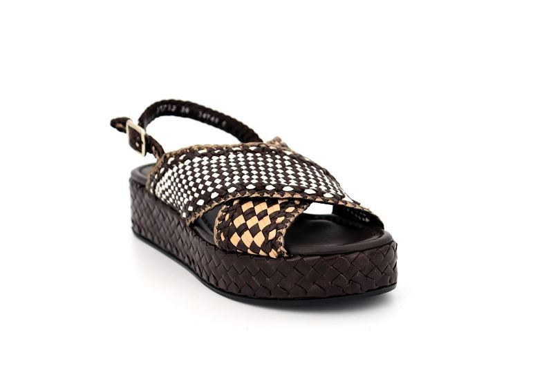 Pons quintana sandales nu pieds forli marron7651201_2