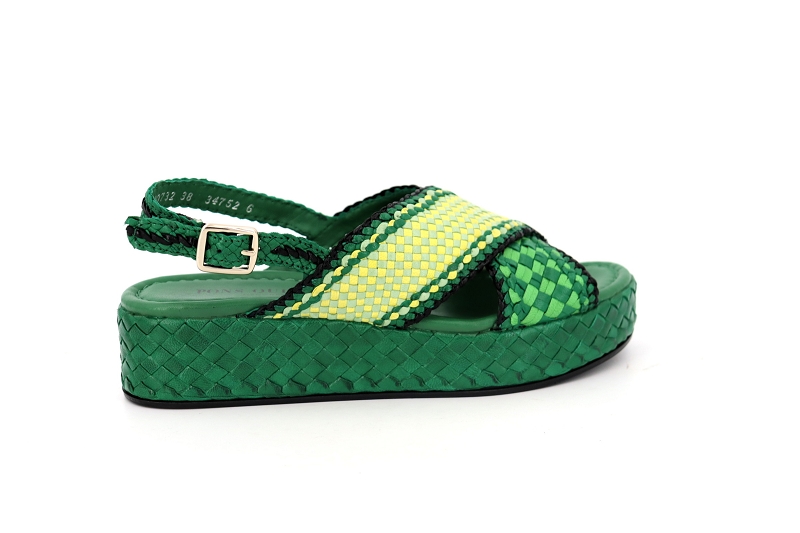 Pons quintana sandales nu pieds forli vert
