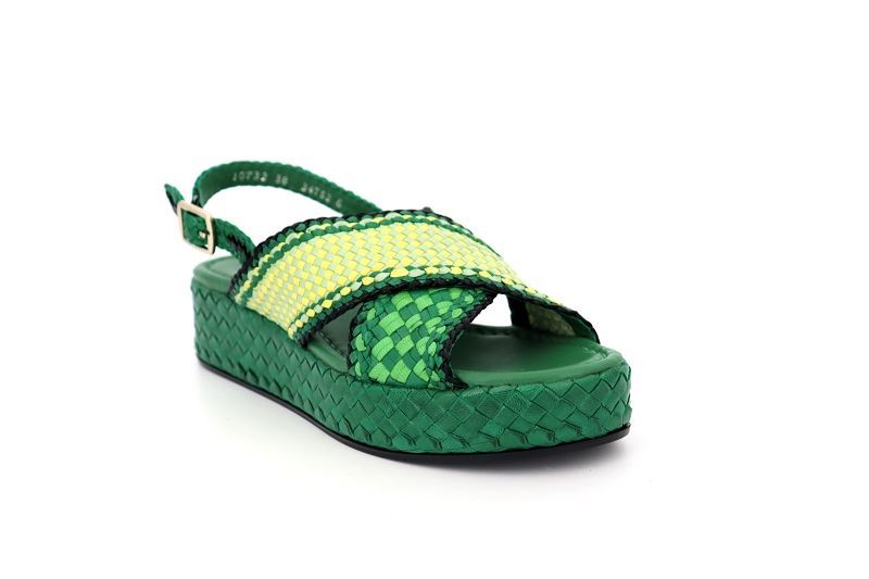 Pons quintana sandales nu pieds forli vert7651202_2