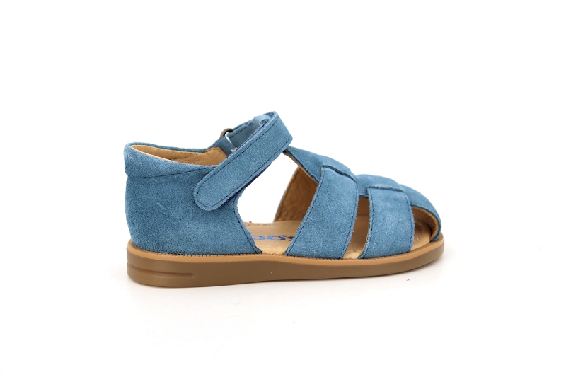 Acebos sandales nu pieds loani bleu