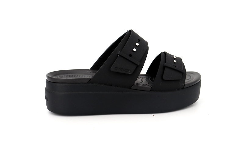 Crocs mules et sabots brooklyn buckle low wdg noir