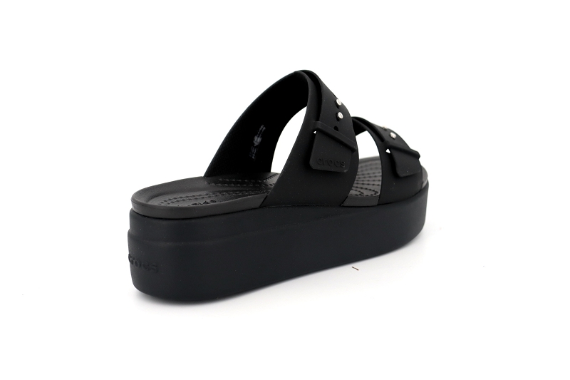 Crocs mules et sabots brooklyn buckle low wdg noir7662001_4