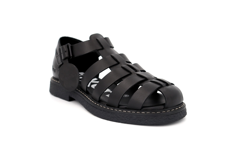 Kickers sandales nu pieds kick lergo noir7665201_2