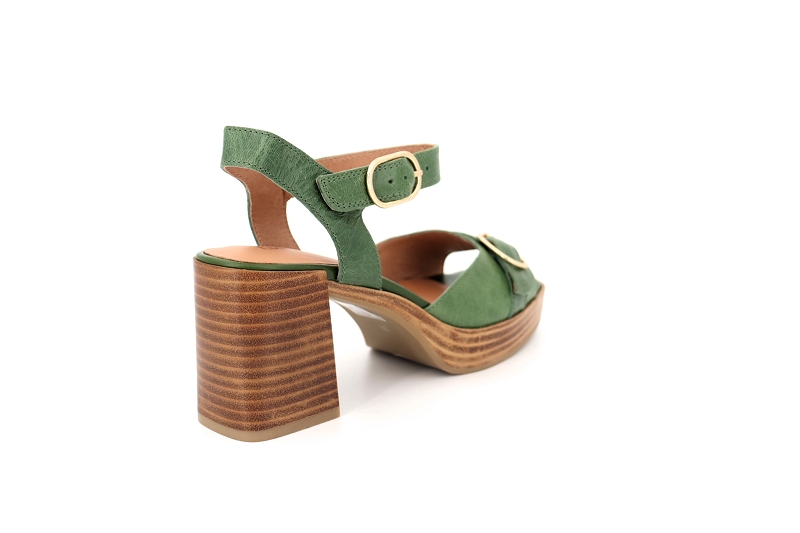 Emilie karston sandales nu pieds rose vert7665501_4