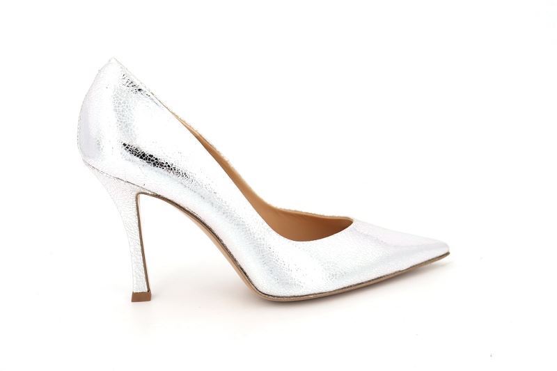 Guglielmo rotta escarpins fiamma argent