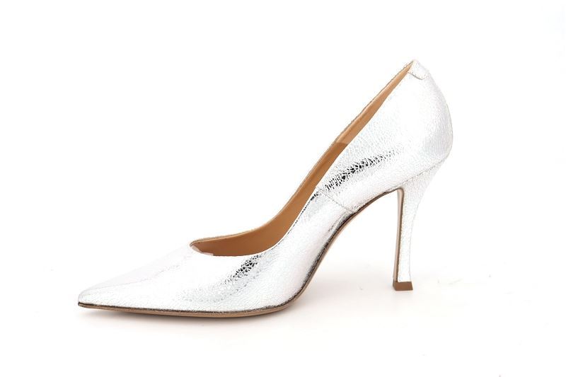 Guglielmo rotta escarpins fiamma argent7669901_3