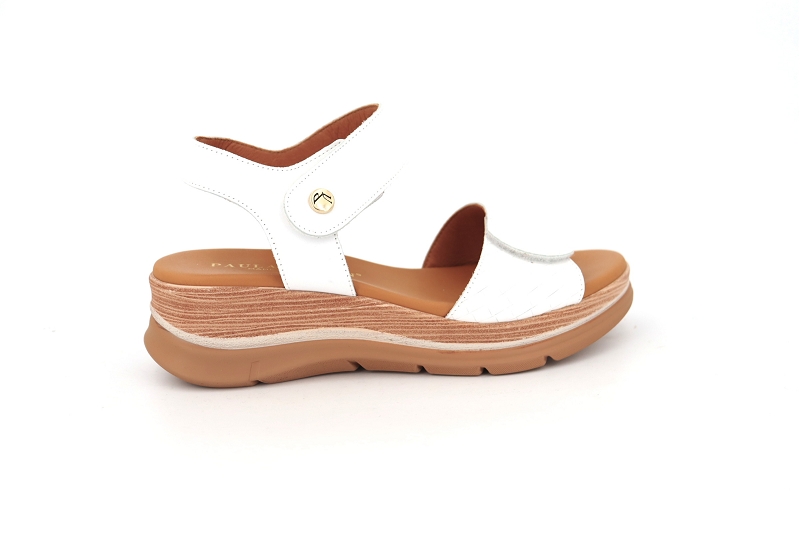 Paula urban sandales nu pieds fabi blanc