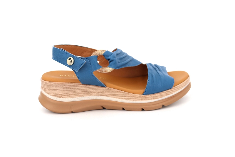 Paula urban sandales nu pieds libra bleu