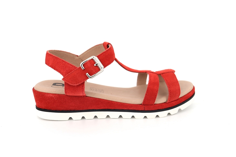 Geo reino sandales nu pieds magnaco rouge