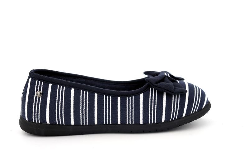 Isotoner chaussons pantoufles marie bleu