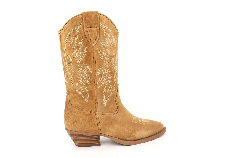 Alpe boots et bottines western marron