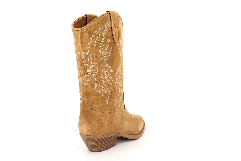 Alpe boots et bottines western marron7677301_4