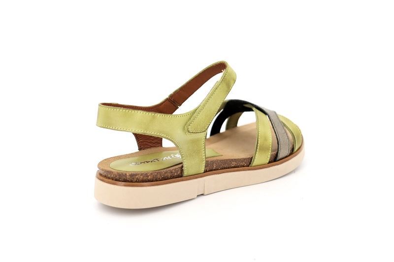 Xapatan sandales nu pieds mai vert7678101_4