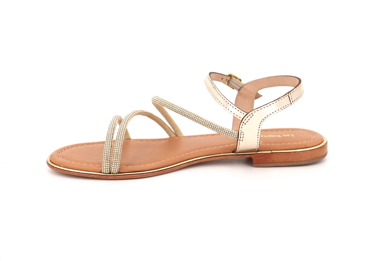 Les tropeziennes sandales nu pieds hoctavy dore7679202_3