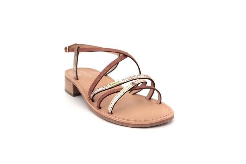 Les tropeziennes sandales nu pieds harryna marron7679401_2