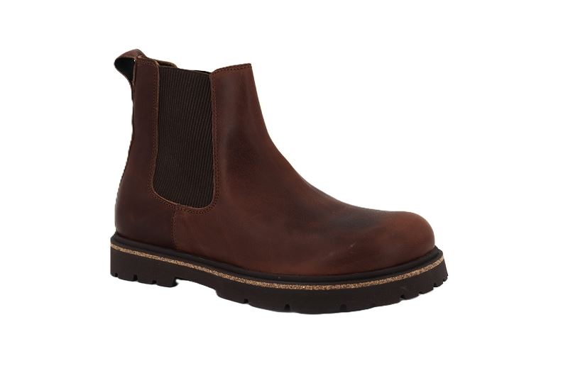 Birkenstock boots et bottines highwood slip on men marron7688001_2