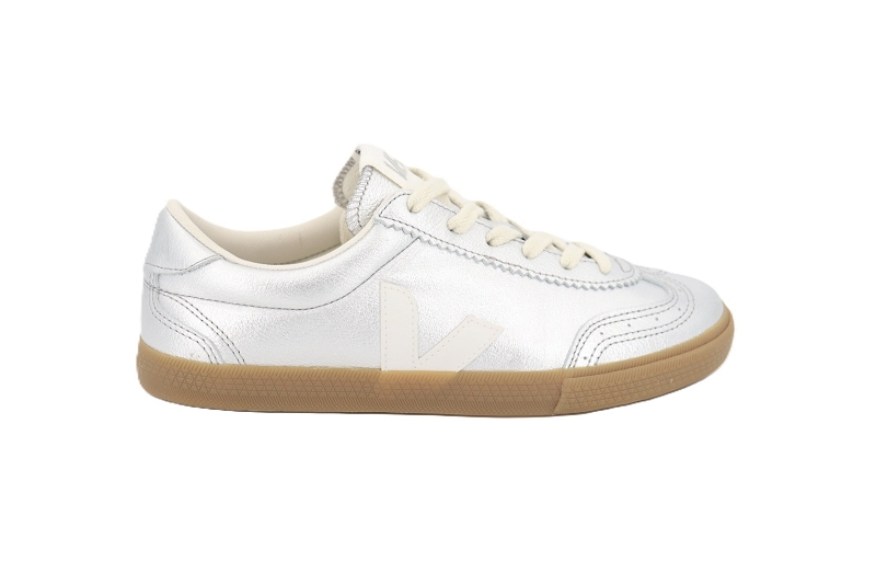 Veja baskets volley leather argent