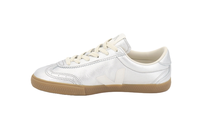 Veja baskets volley leather argent7688804_3