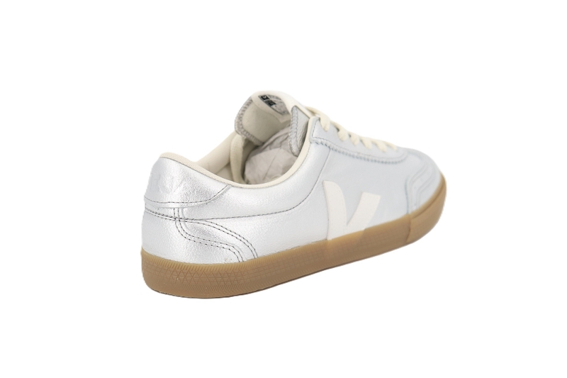 Veja baskets volley leather argent7688804_4