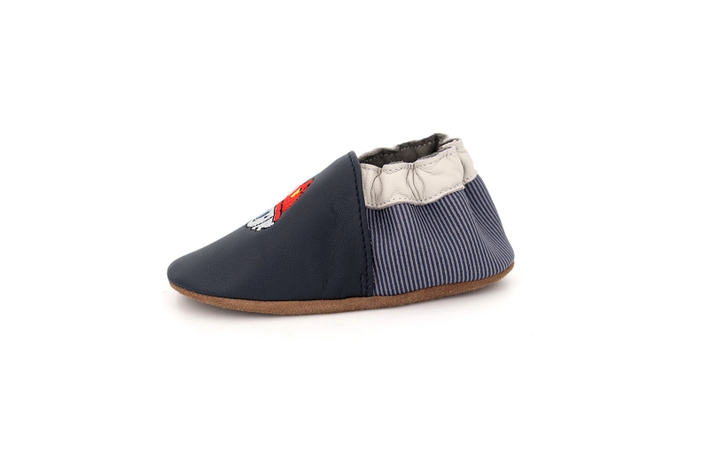 Robeez chaussons pantoufles badge fire bleu7691601_4