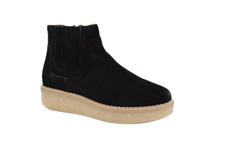 Schmoove woman boots et bottines pallace zip beetle noir7692902_2