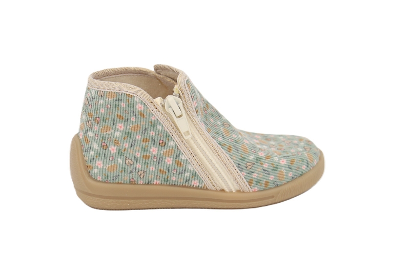 Bellamy pant chaussons pantoufles pomette vert